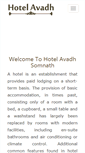 Mobile Screenshot of hotelavadh.com